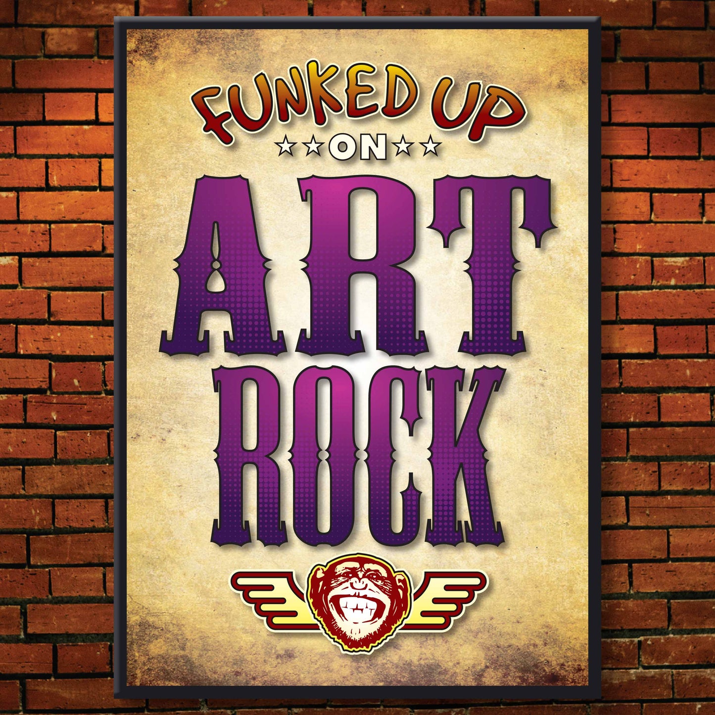 Art Rock Art Print / Poster / Birthday Card / Greetings Card