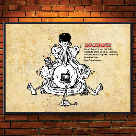 Inanimate Cartoon Art Print