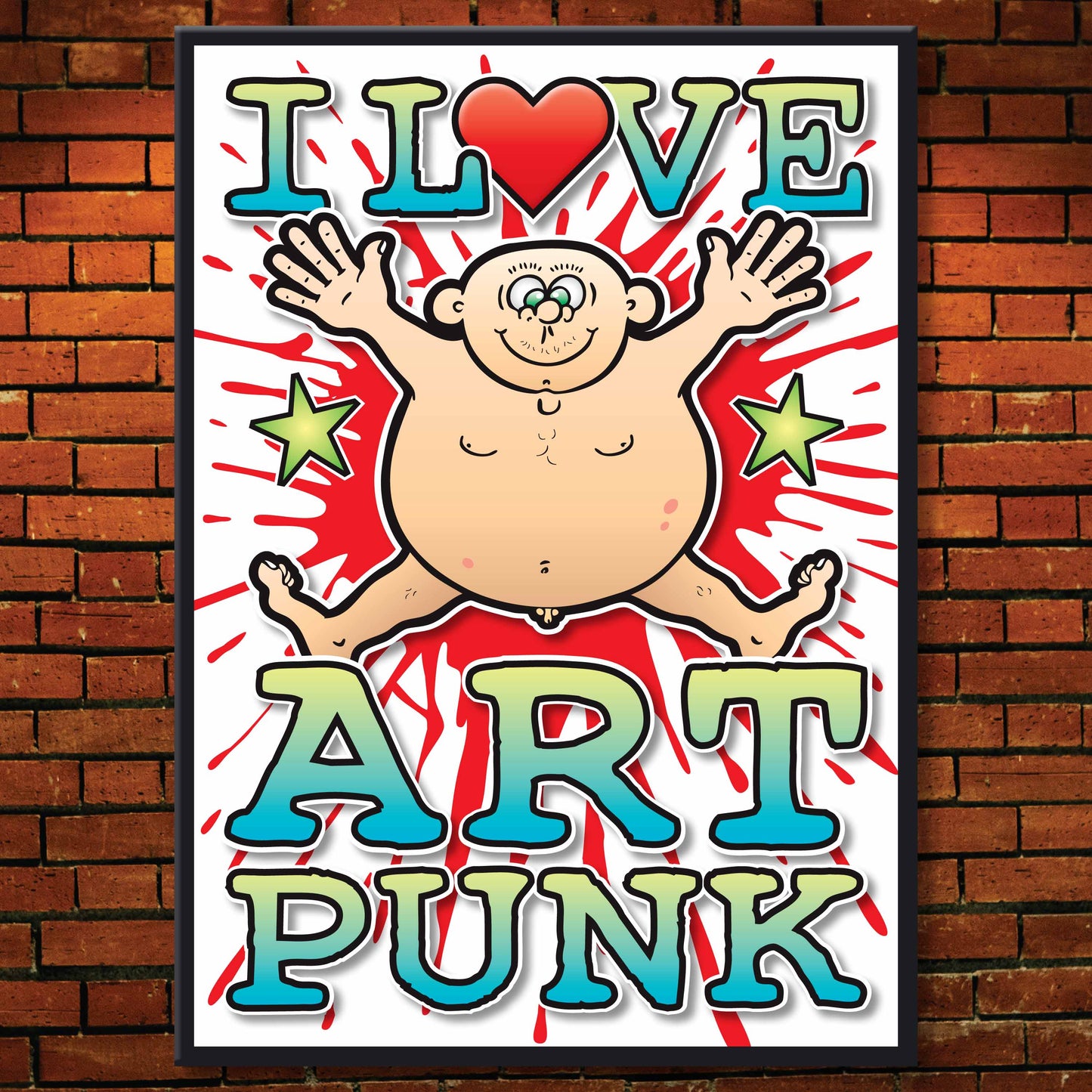 Art Punk Art Print / Love Music Poster / Wall Décor / Rock Guru