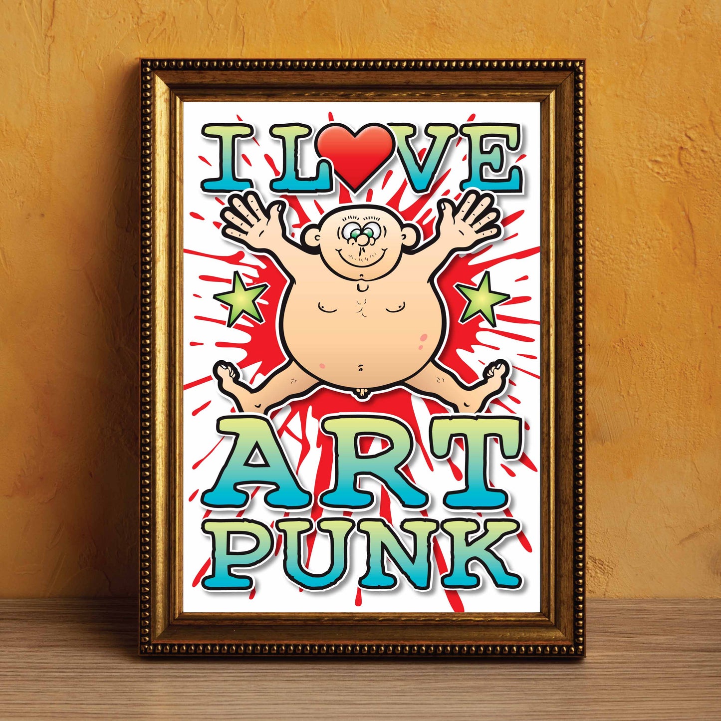 Art Punk Art Print / Love Music Poster / Wall Décor / Rock Guru