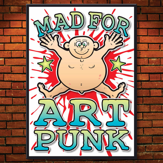 Art Punk Art Print / Mad For Music Poster / Wall Décor