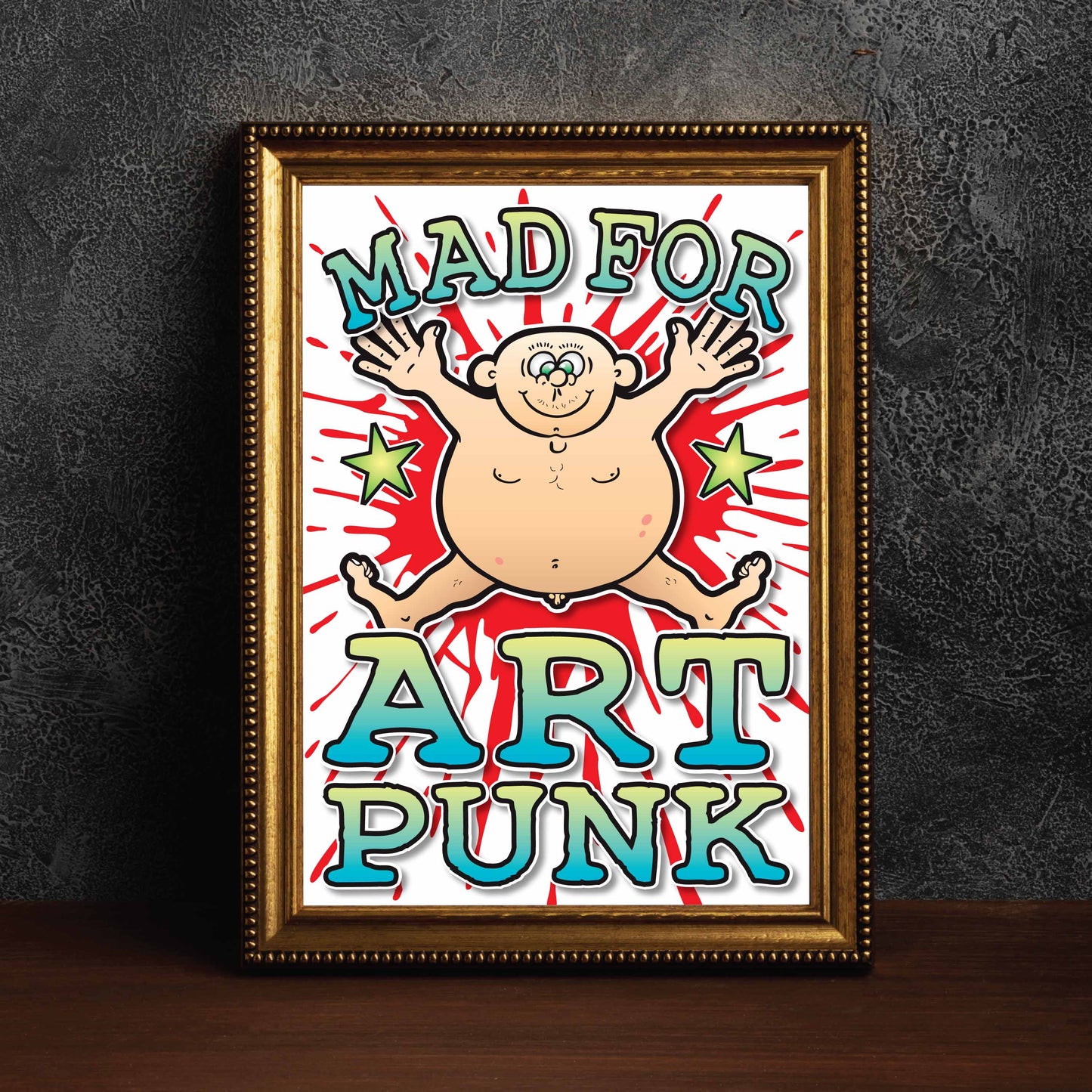 Art Punk Art Print / Mad For Music Poster / Wall Décor