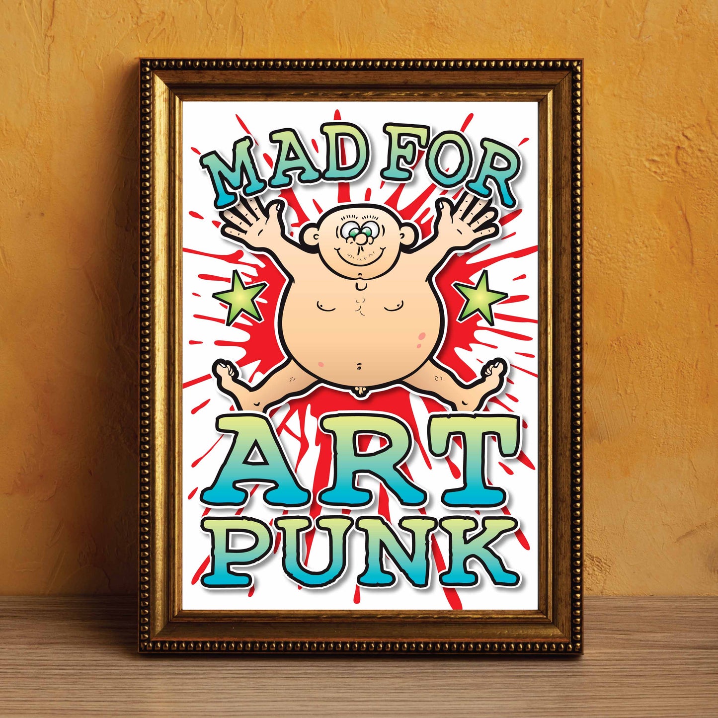 Art Punk Art Print / Mad For Music Poster / Wall Décor