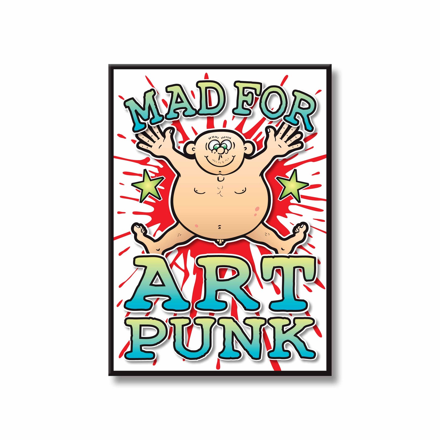 Art Punk Art Print / Mad For Music Poster / Wall Décor