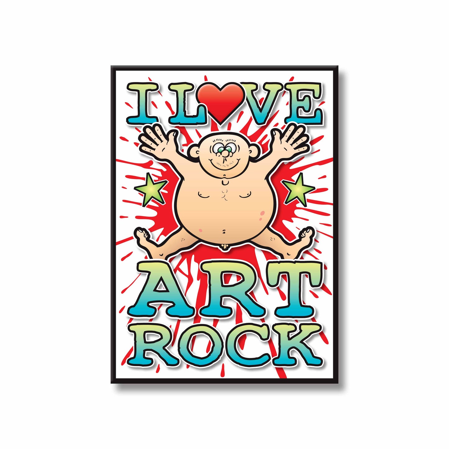 Art Rock Art Print / Love Music Poster / Wall Décor / Rock Guru