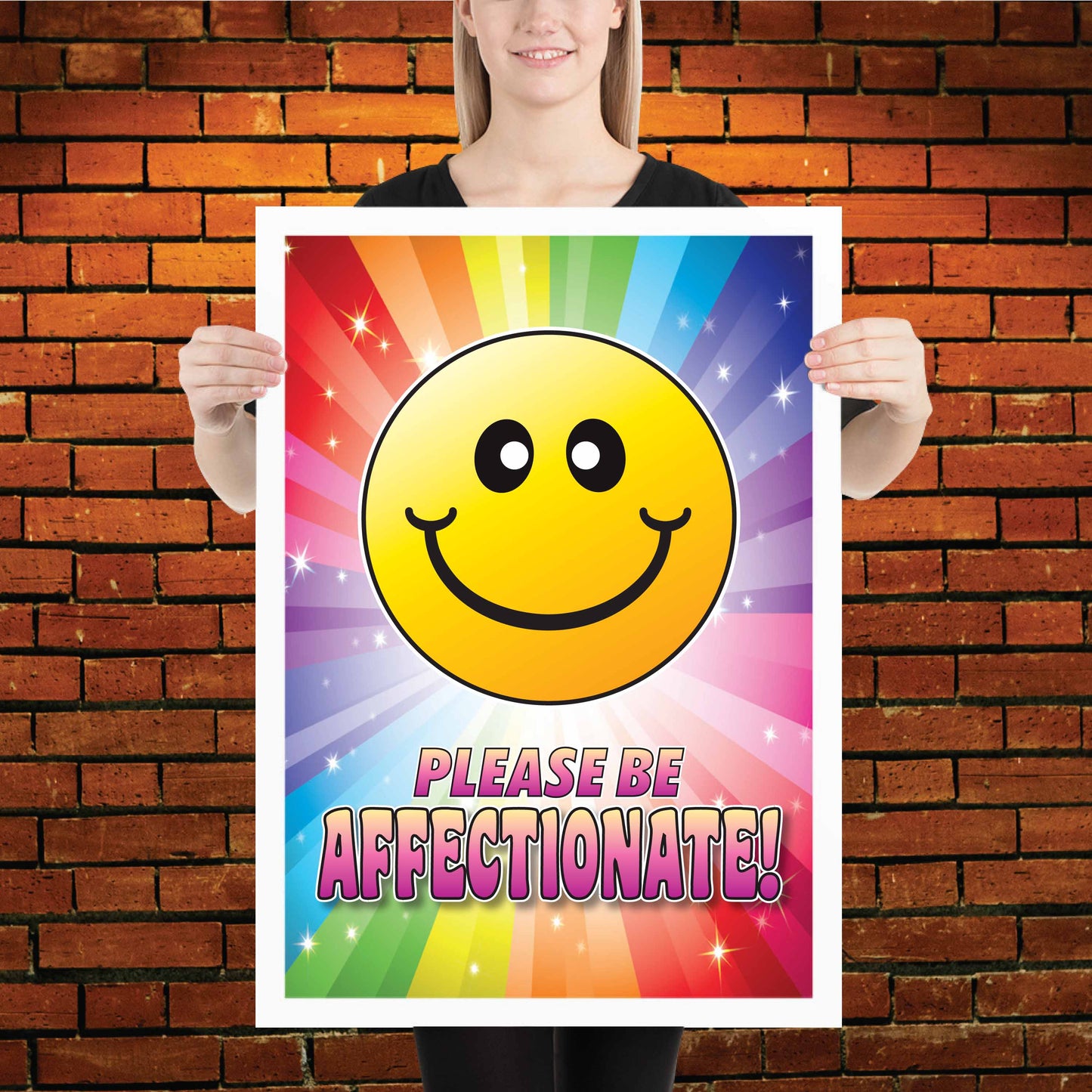 Please Be Affectionate Inspirational Wall Art