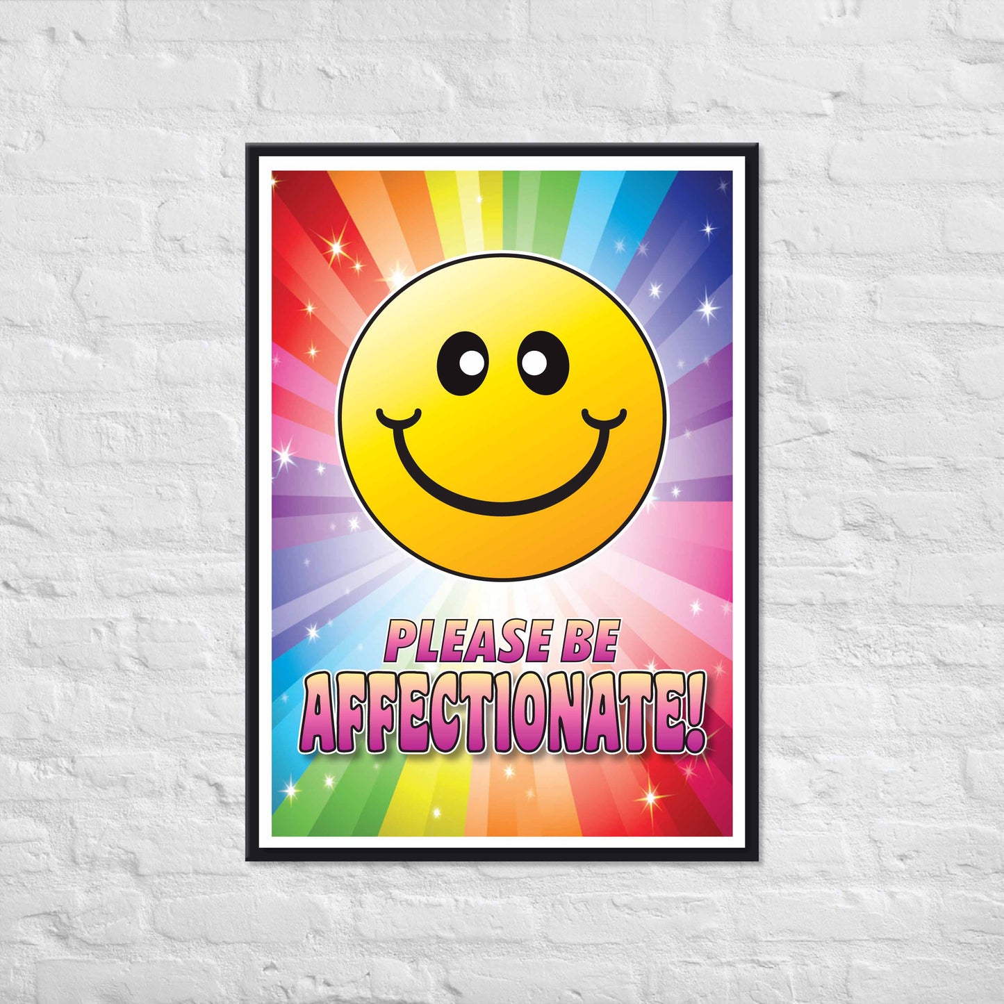 Please Be Affectionate Inspirational Wall Art