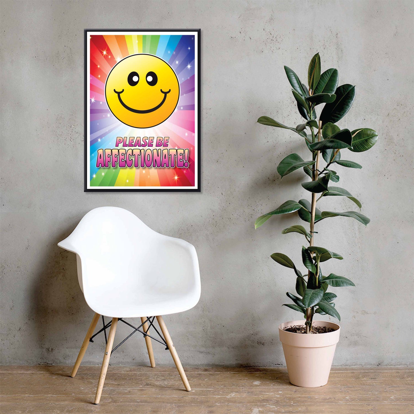 Please Be Affectionate Inspirational Wall Art