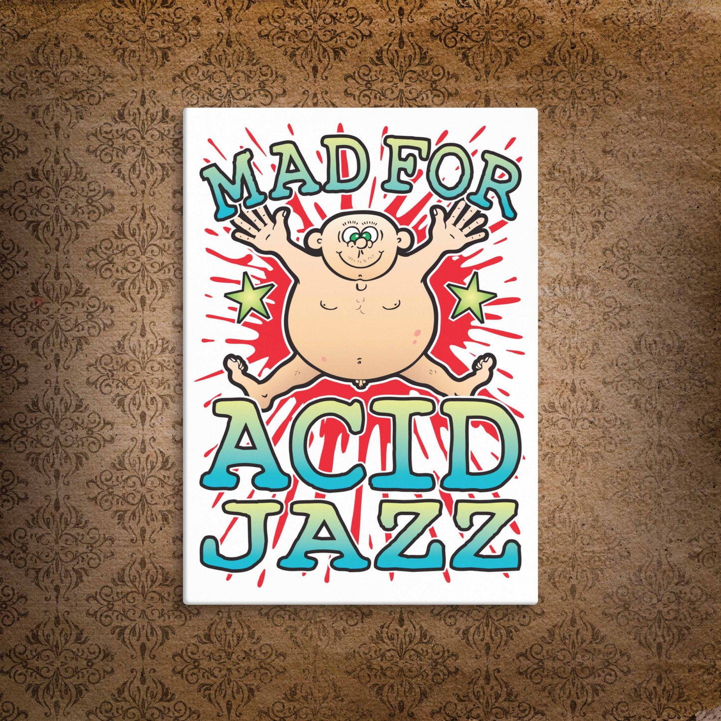 Acid Jazz Canvas Print 30x40cm