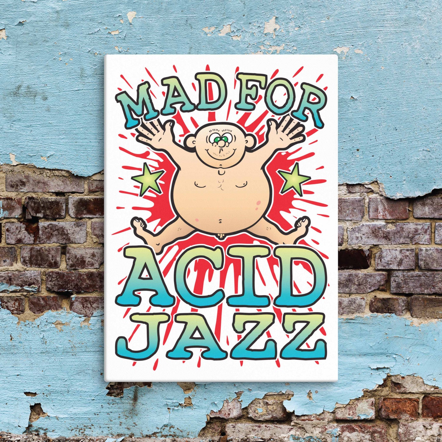 Acid Jazz Canvas Print 30x40cm