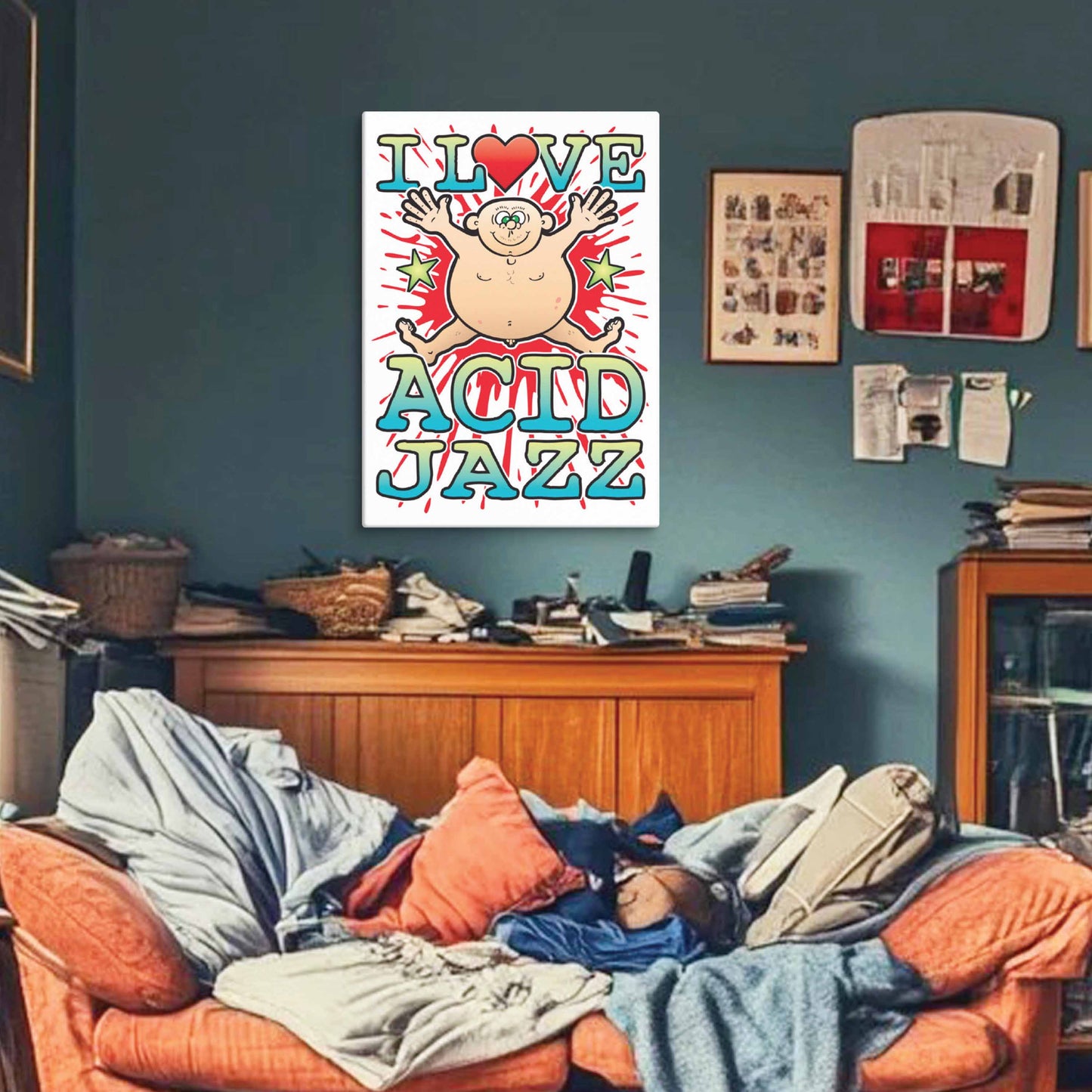 Acid Jazz 51x71cm Canvas Print