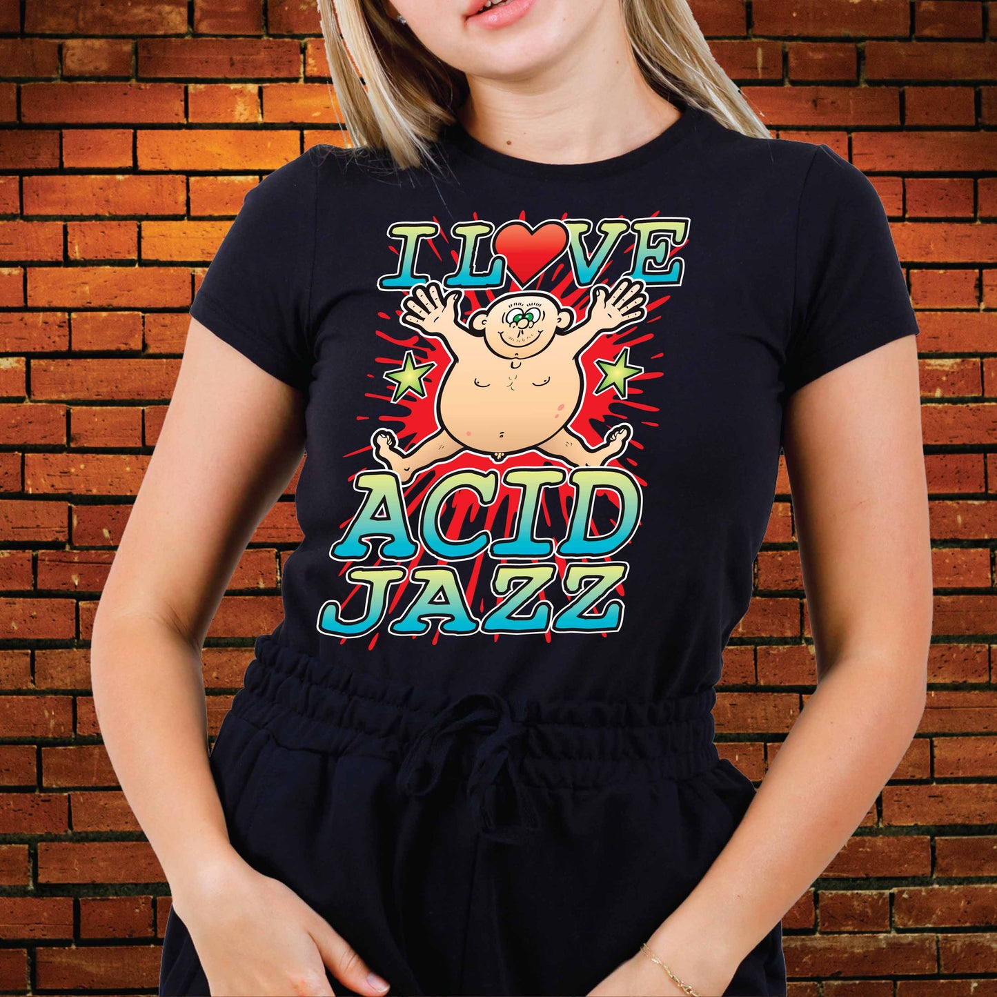 Acid Jazz Cotton Love Music T-Shirt