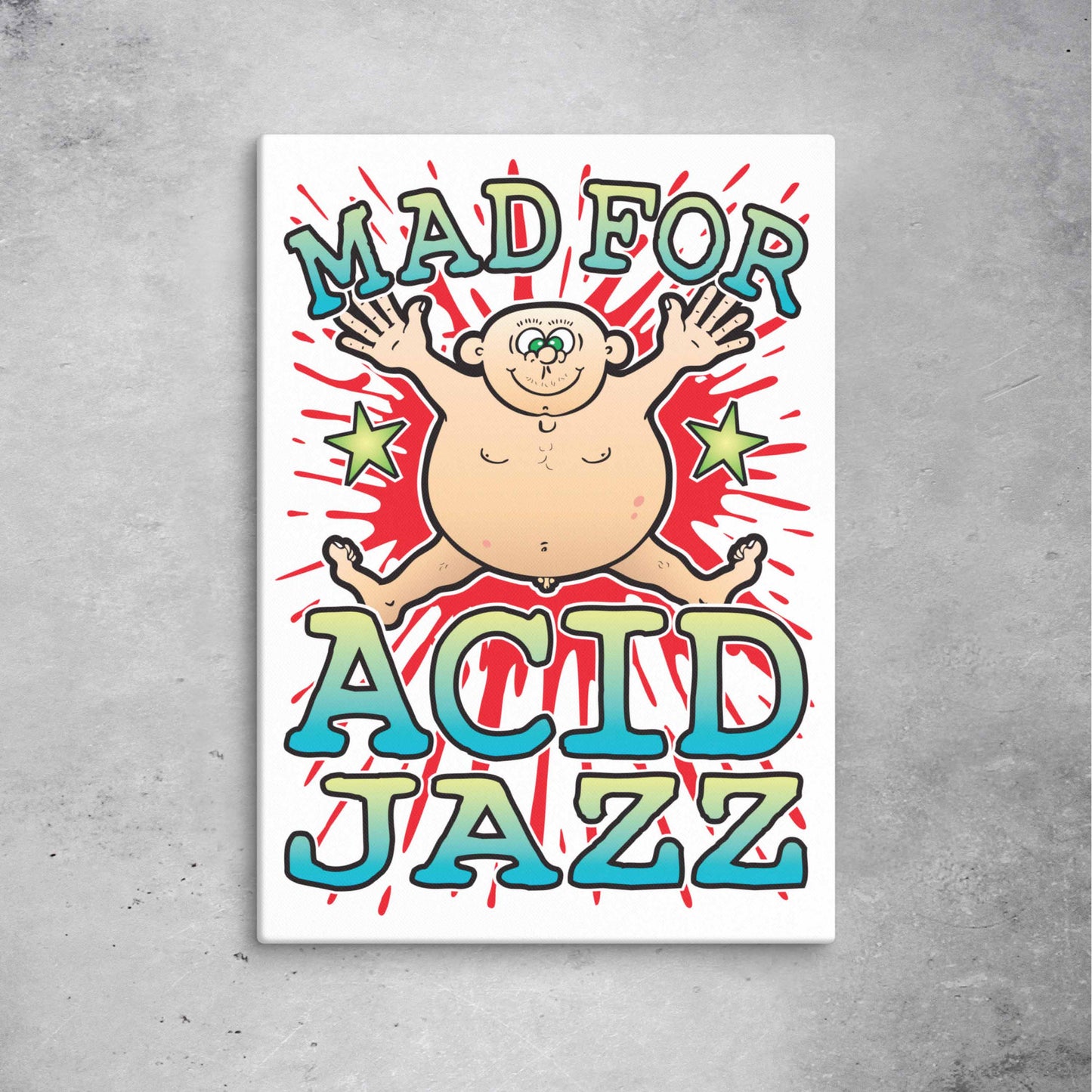 Acid Jazz Canvas Print 51x71cm