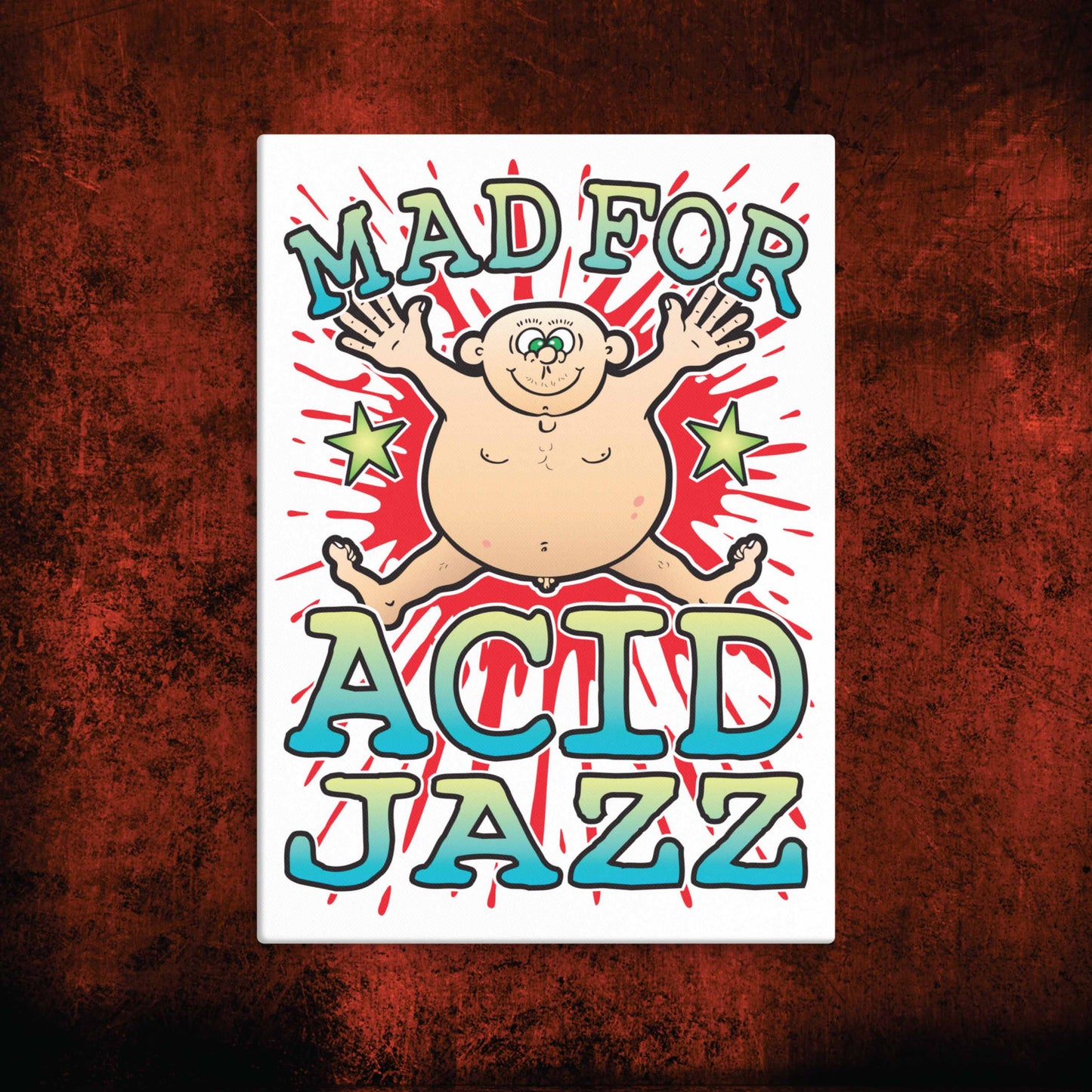 Acid Jazz Canvas Print 30x40cm