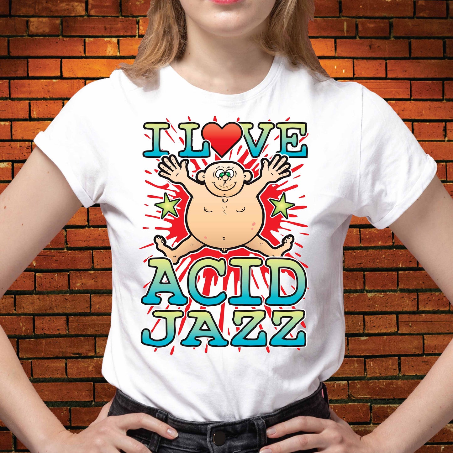 Acid Jazz Cotton Love Music T-Shirt