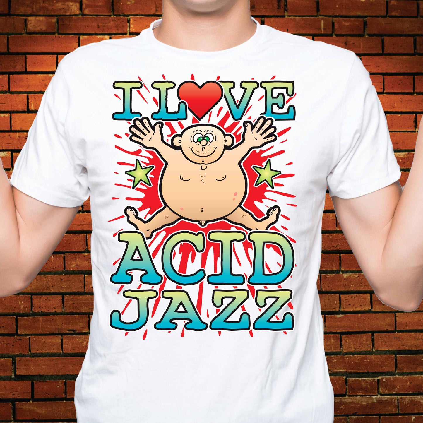 Acid Jazz Cotton Love Music T-Shirt