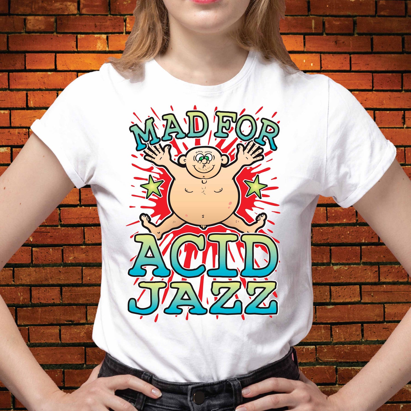 Acid Jazz Cotton T-Shirt