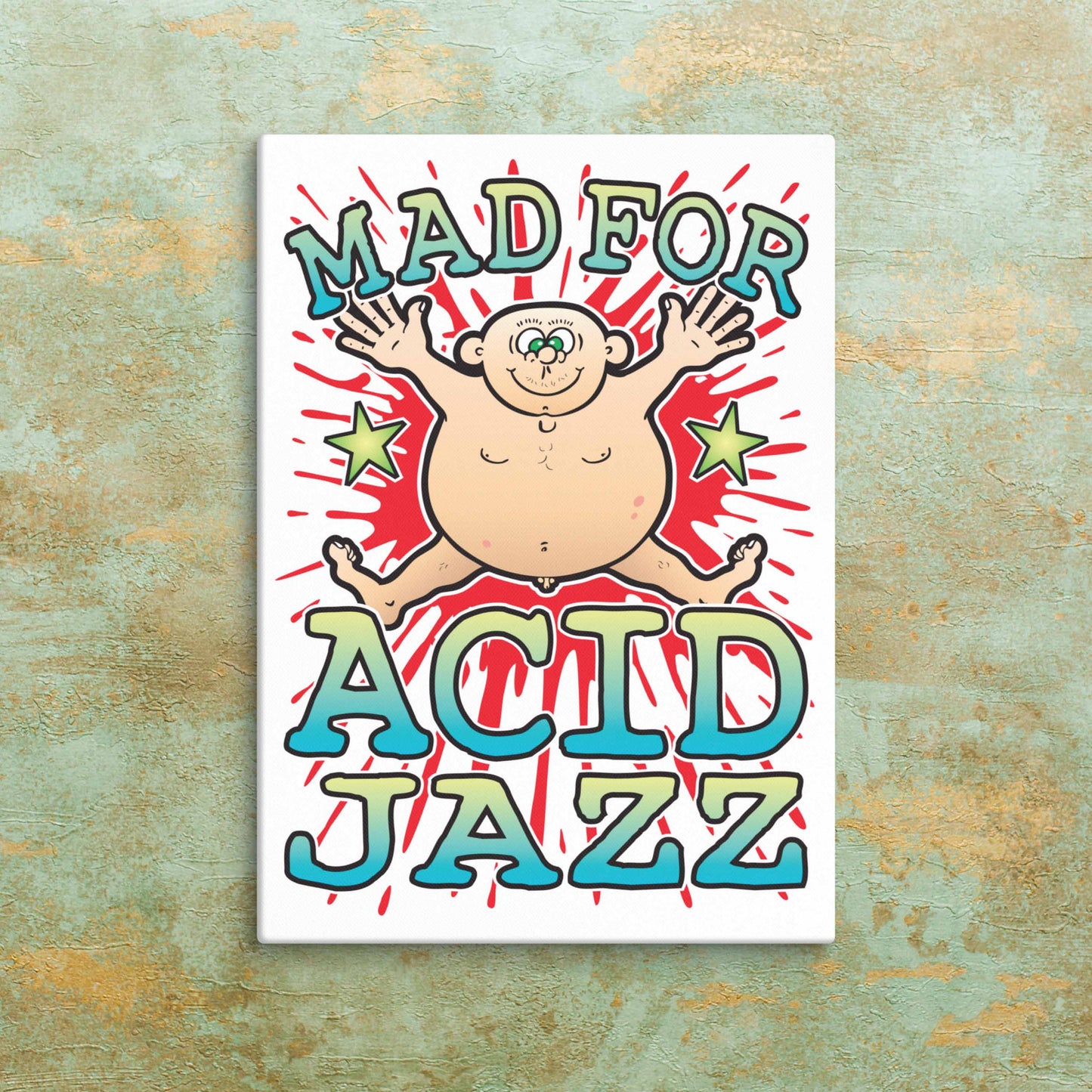 Acid Jazz Canvas Print 30x40cm