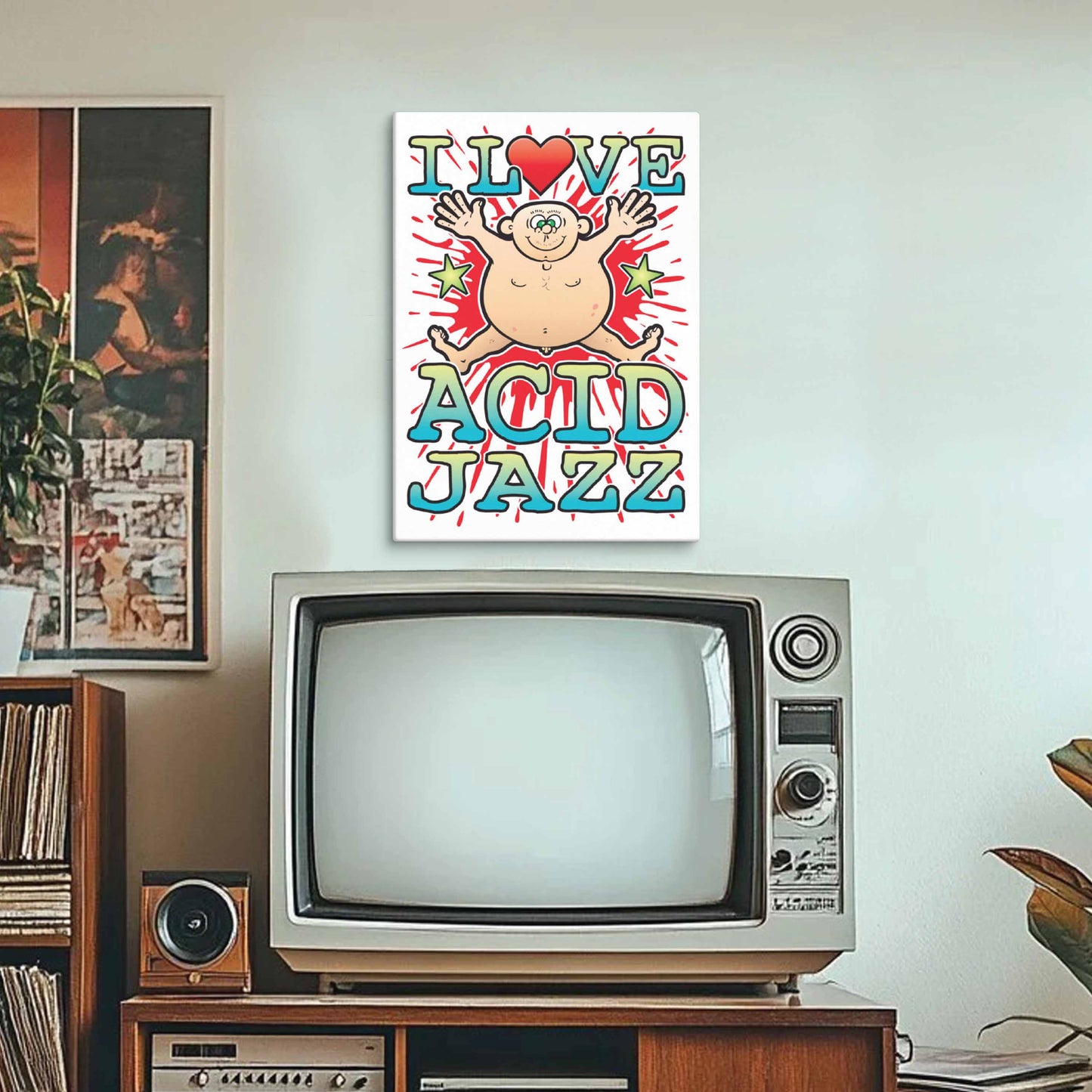 Acid Jazz 51x71cm Canvas Print