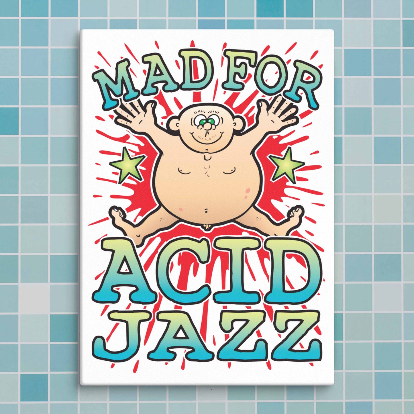 Acid Jazz Canvas Print 30x40cm