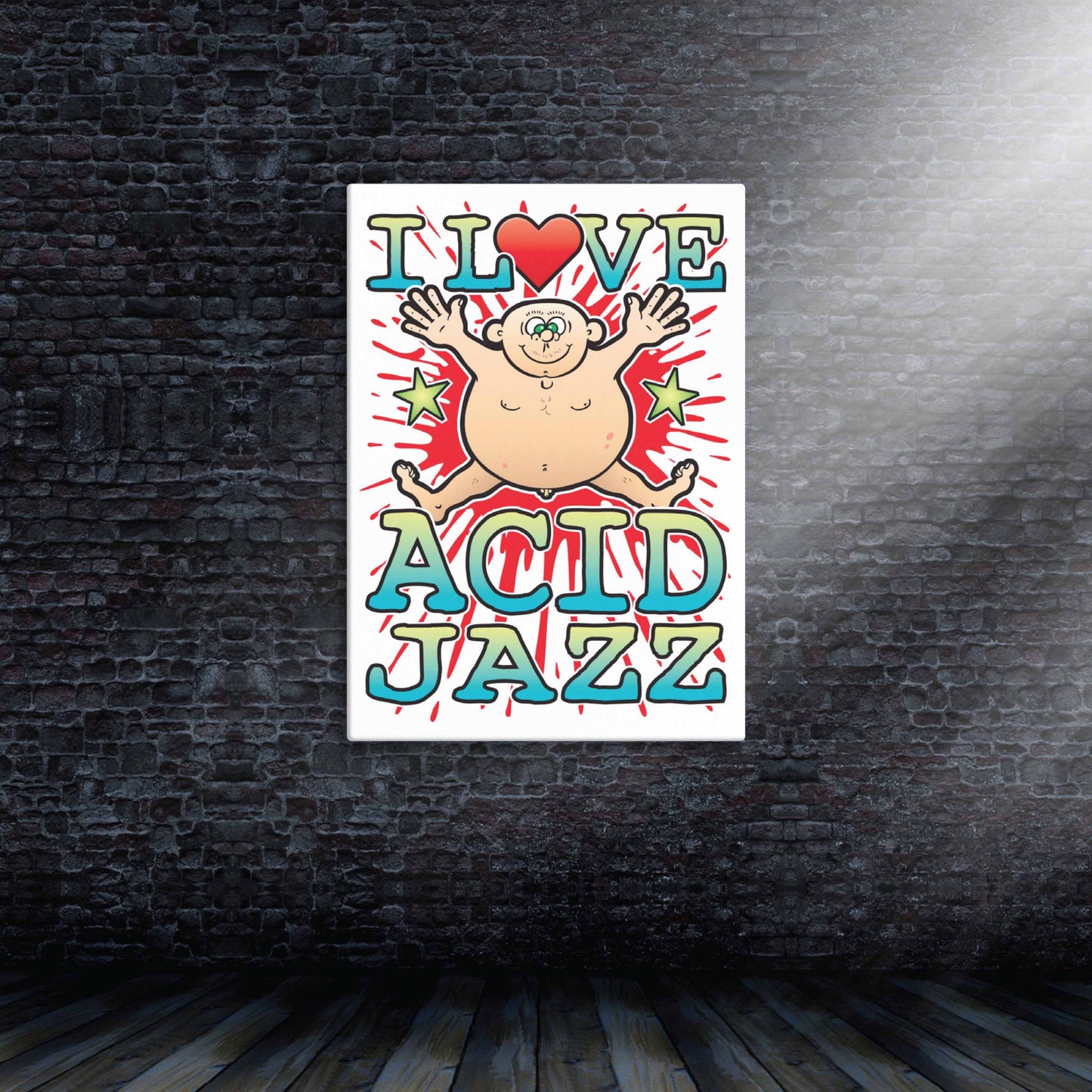 Acid Jazz 51x71cm Canvas Print