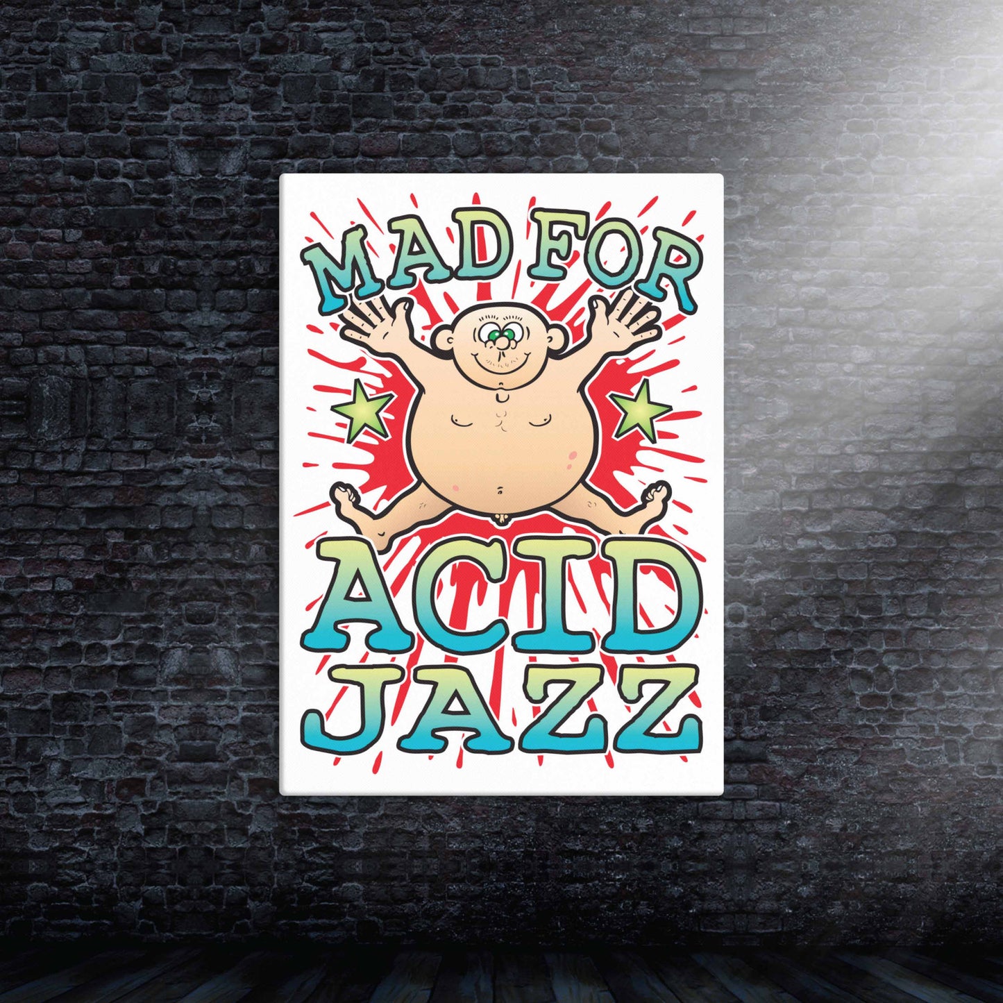Acid Jazz Canvas Print 30x40cm
