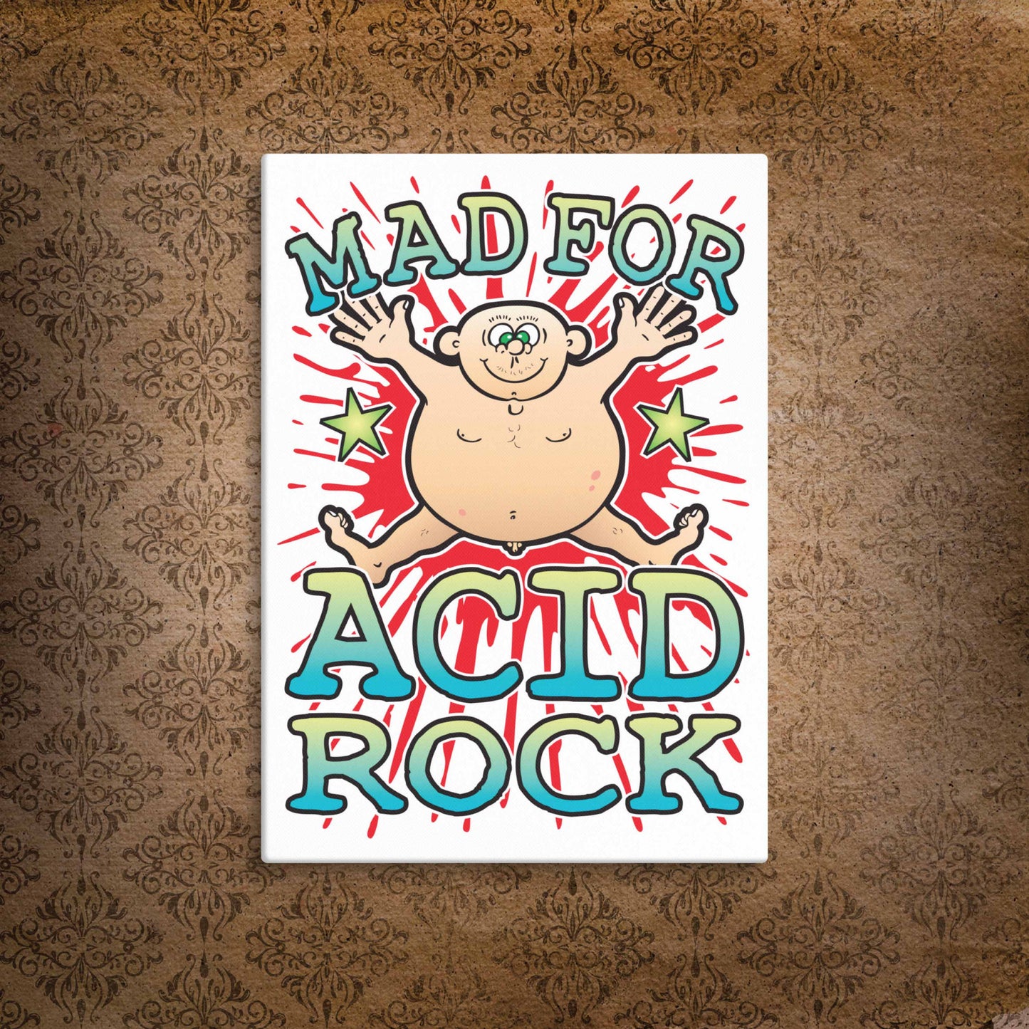 Acid Rock Canvas Print 30x40cm