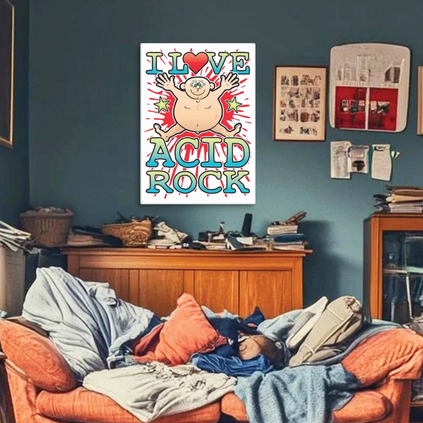 Acid Rock 51x71cm Canvas Print