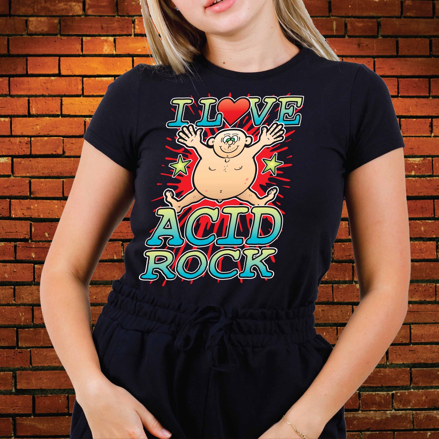 Acid Rock Cotton Love Music T-Shirt