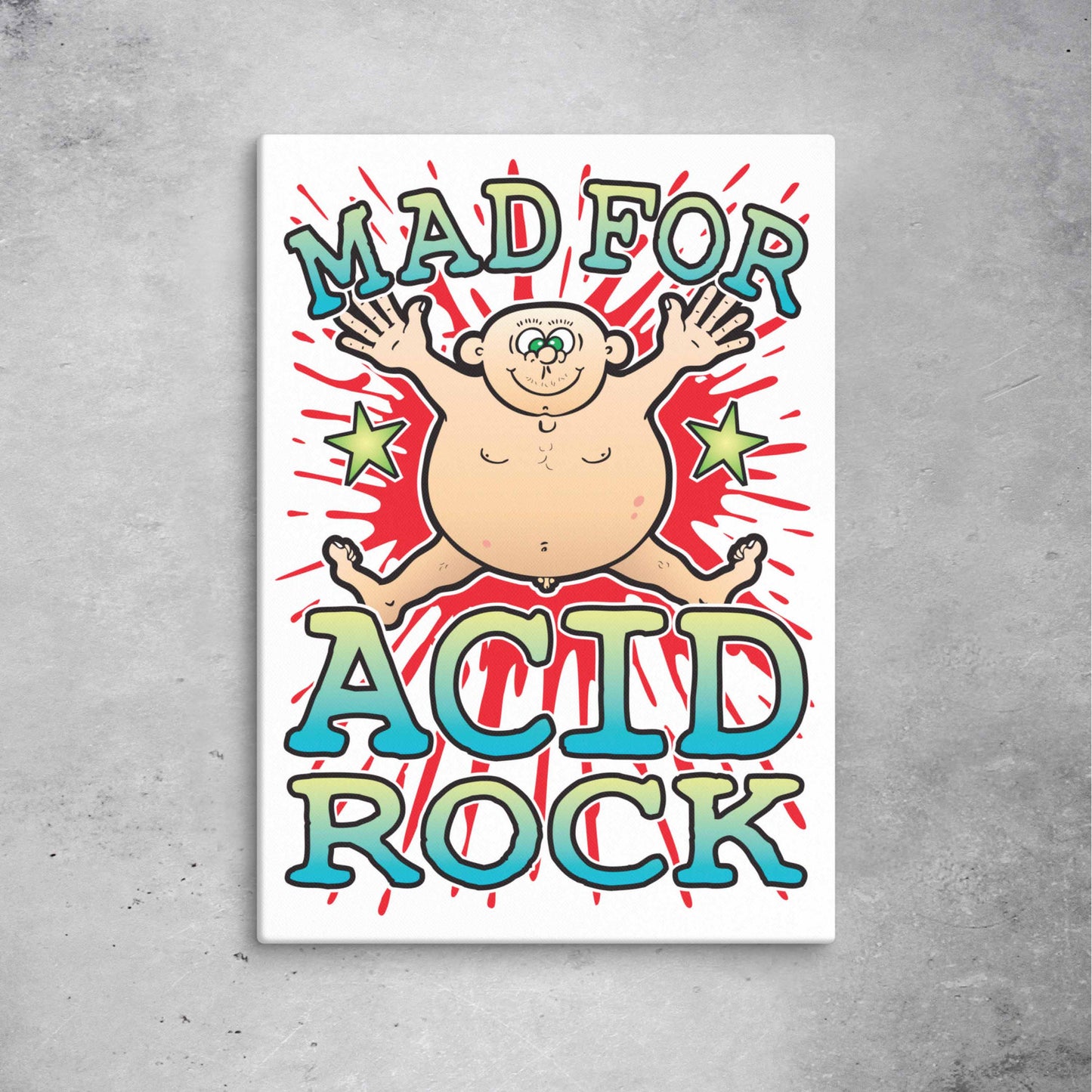 Acid Rock Canvas Print 51x71cm