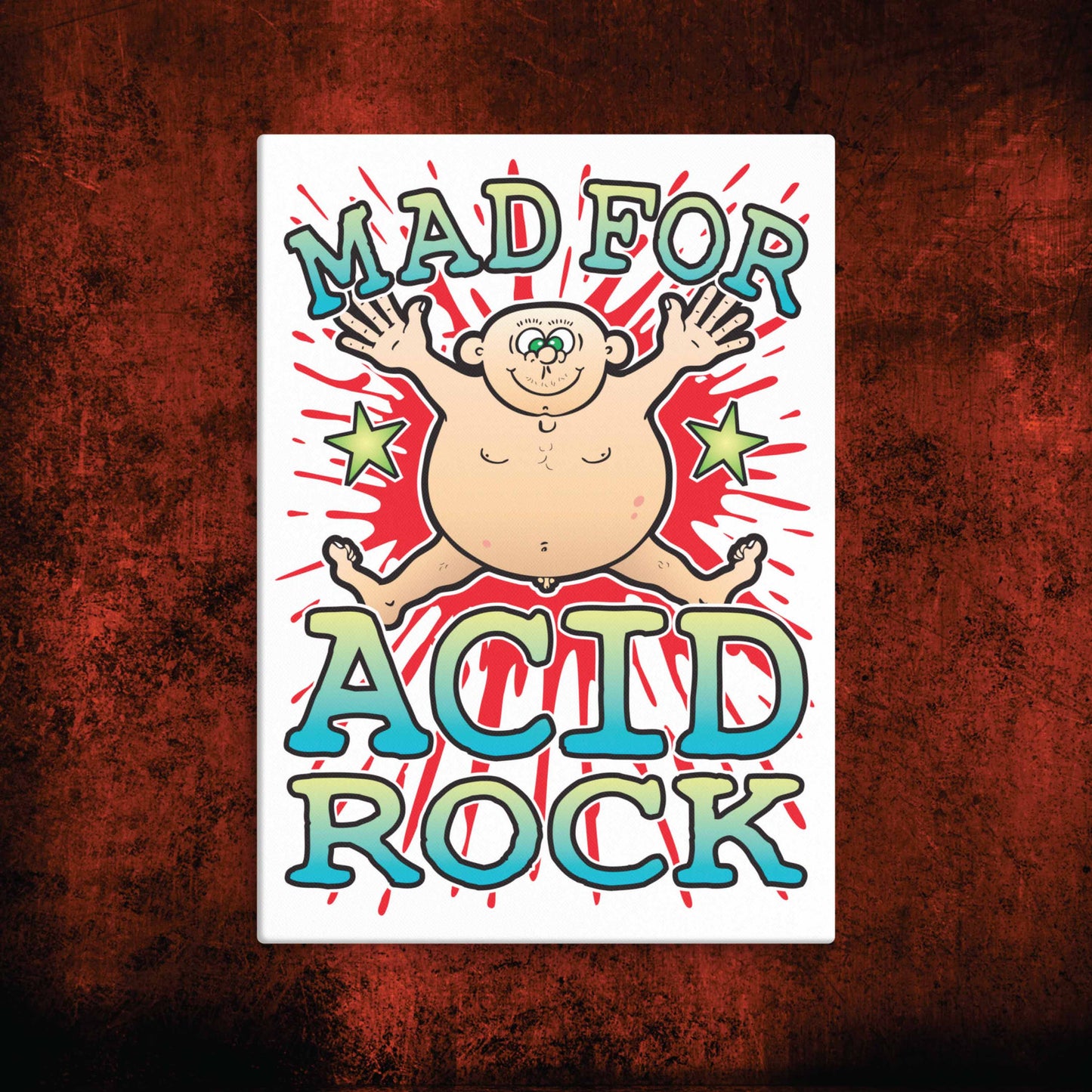 Acid Rock Canvas Print 30x40cm