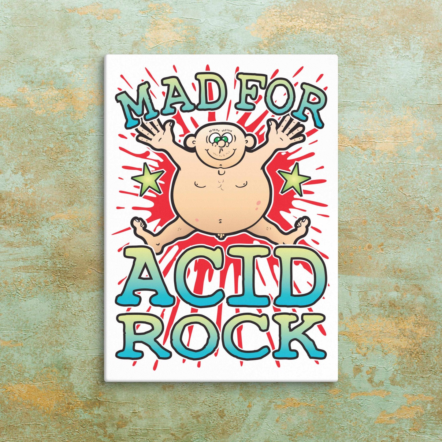 Acid Rock Canvas Print 30x40cm