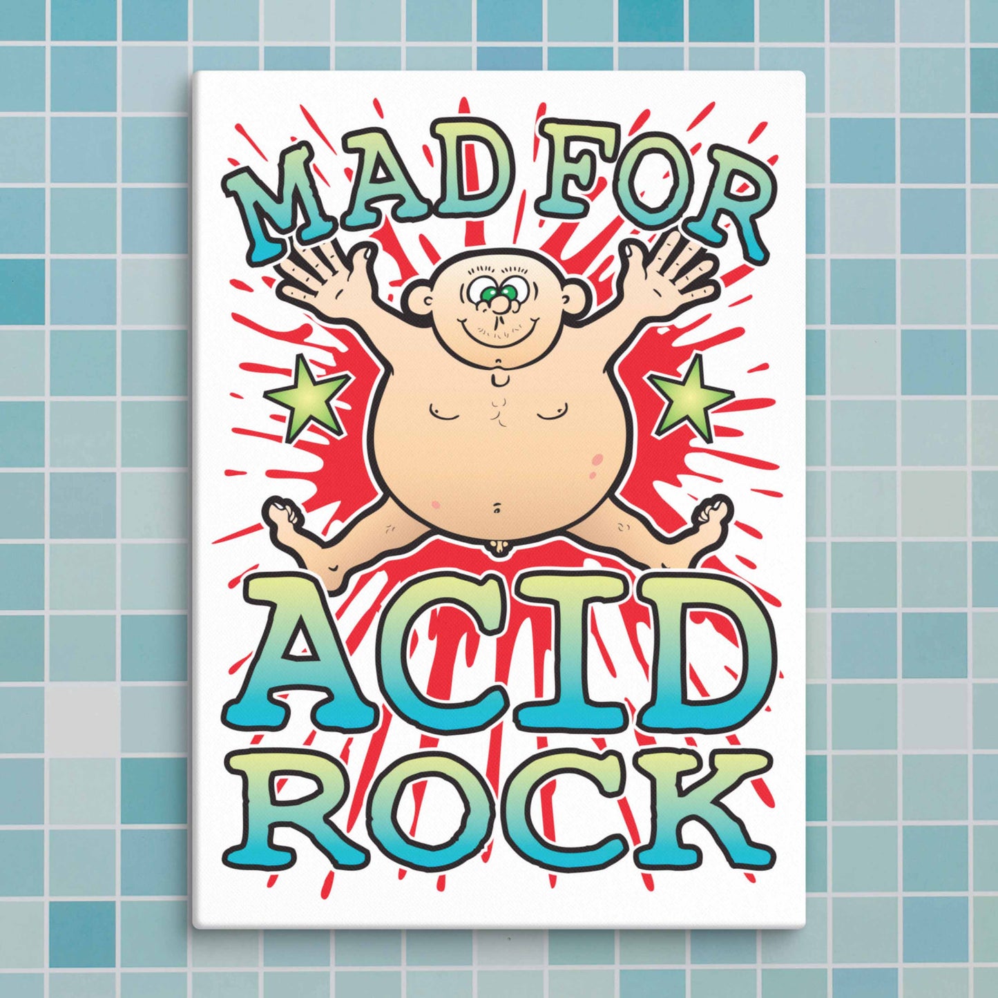 Acid Rock Canvas Print 30x40cm