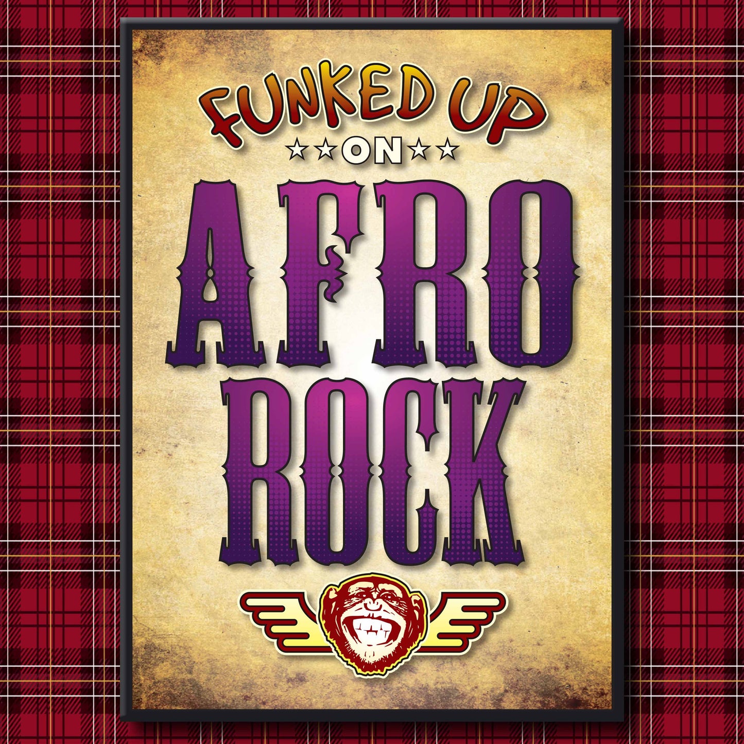 Afro Rock Art Print / Poster / Birthday Card / Greetings Card