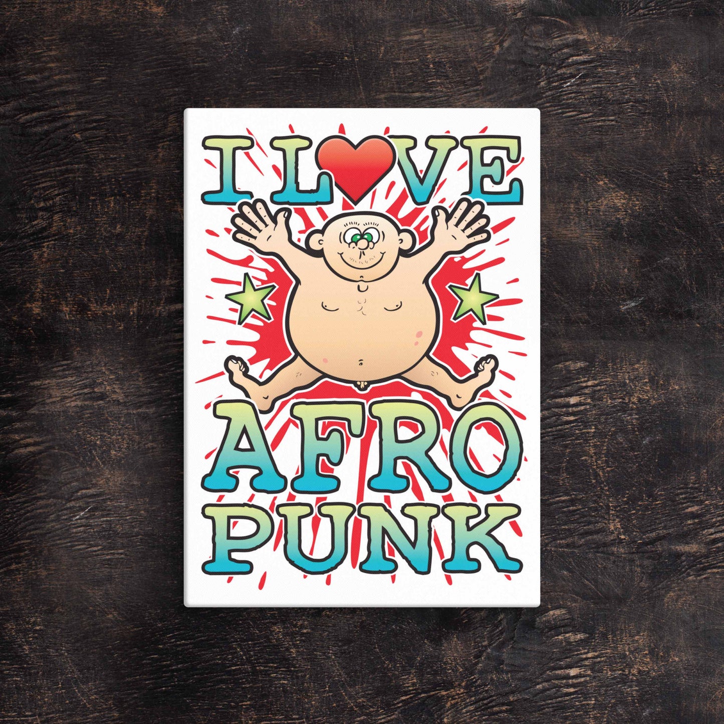Afro Punk 51x71cm Canvas Print