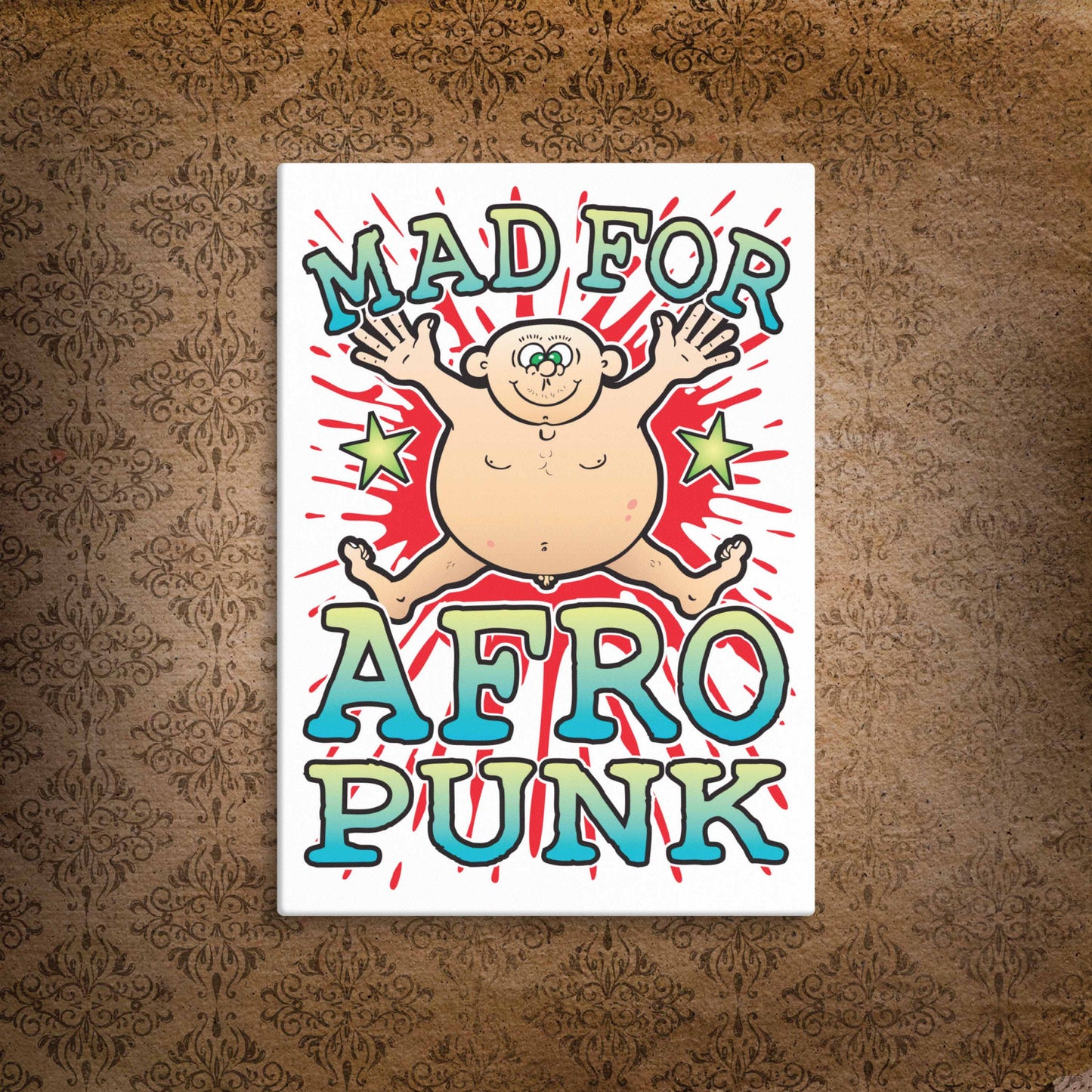 Afro Punk Canvas Print 30x40cm