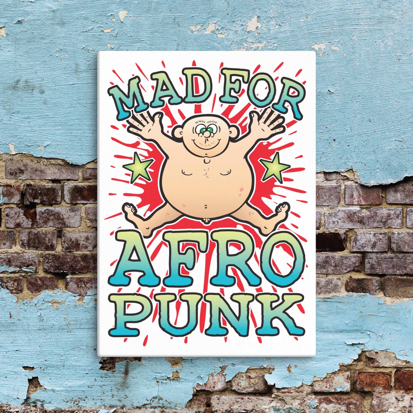 Afro Punk Canvas Print 30x40cm