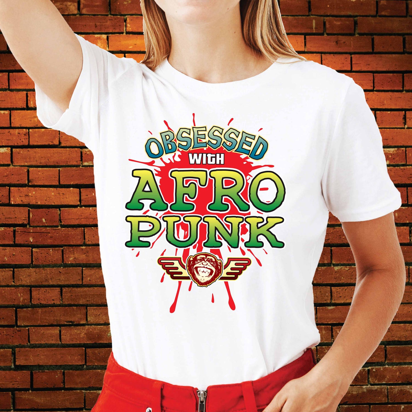 Afro Punk Obsessed Cotton T-Shirt
