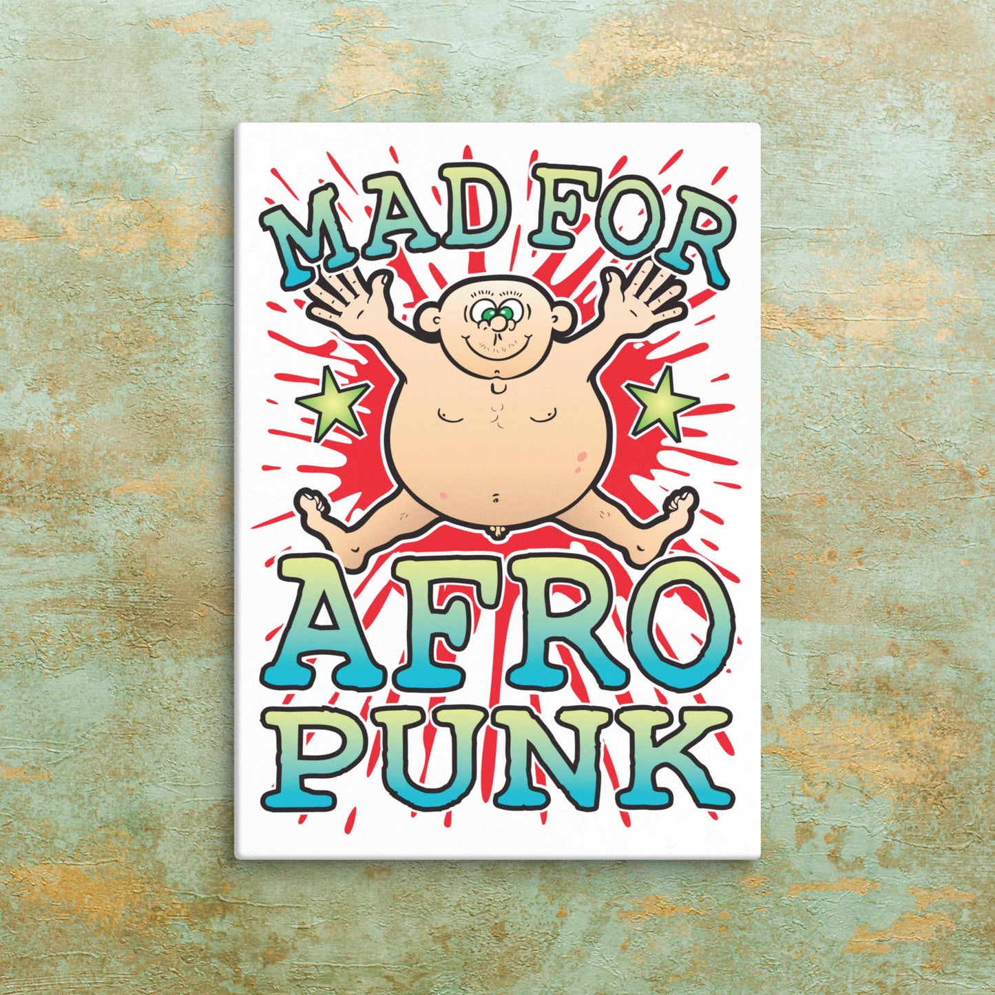Afro Punk Canvas Print 30x40cm