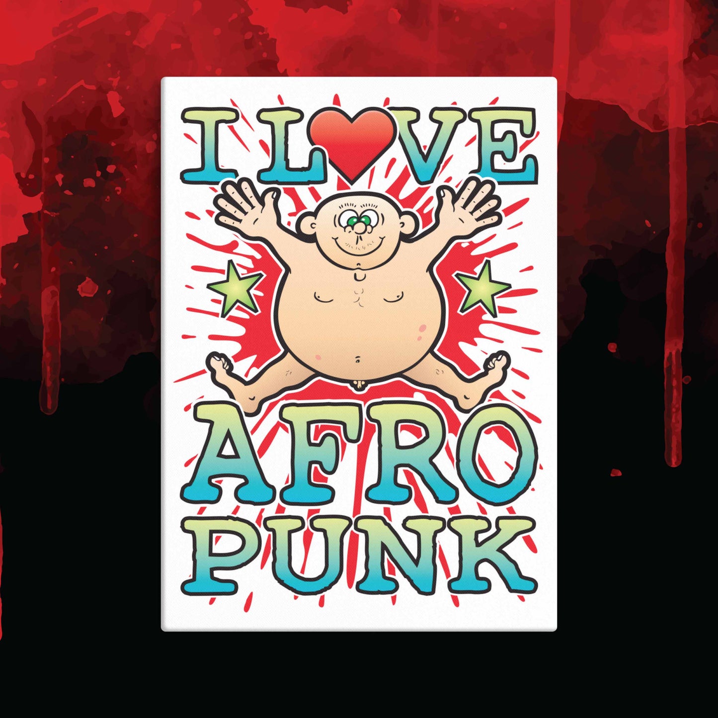 Afro Punk 51x71cm Canvas Print