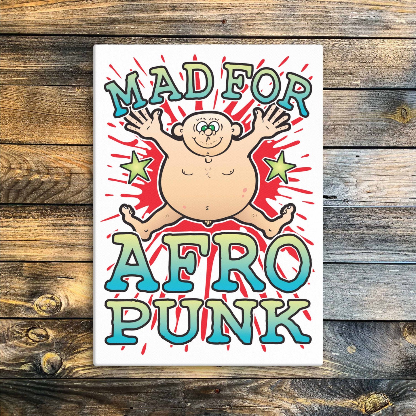 Afro Punk Canvas Print 30x40cm