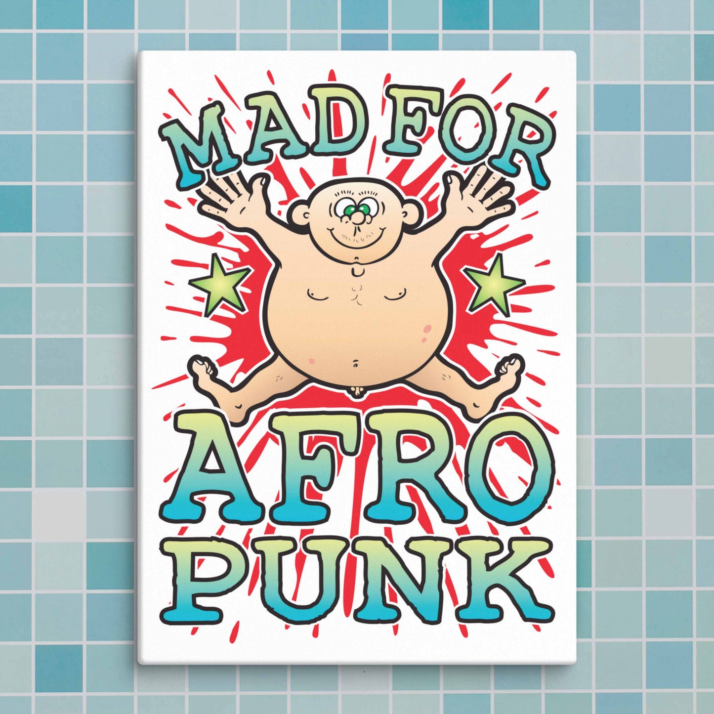 Afro Punk Canvas Print 30x40cm