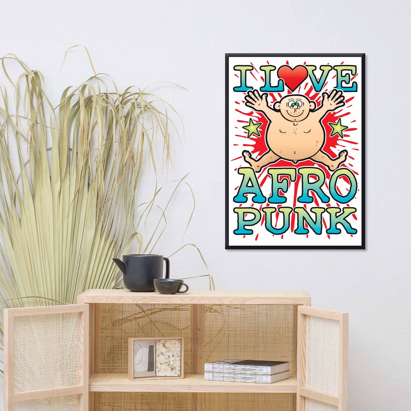 Afro Punk 50x70cm Wall Art / Love Music Poster