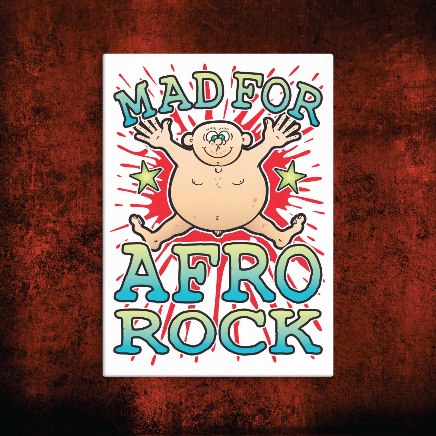 Afro Rock Canvas Print 30x40cm