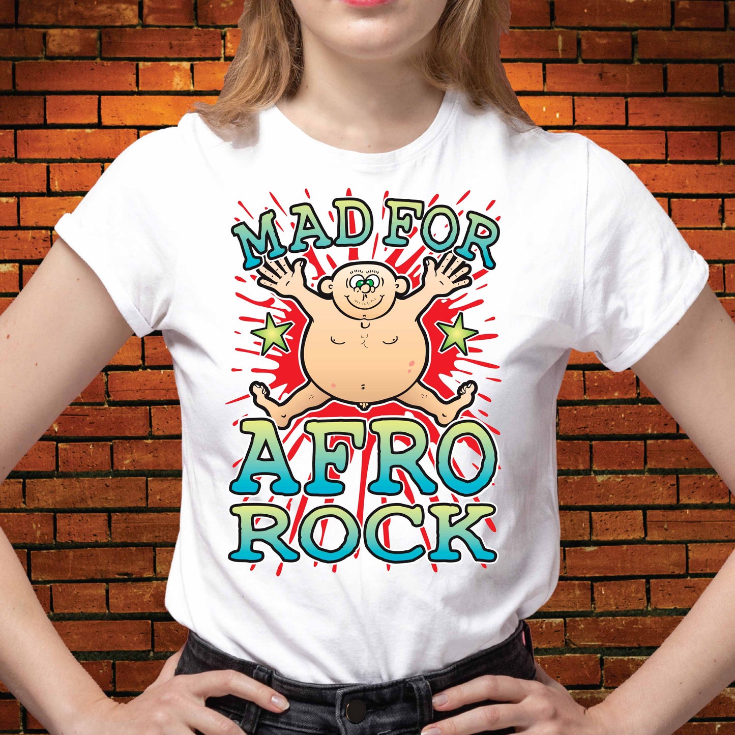 Afro Rock Cotton T-Shirt