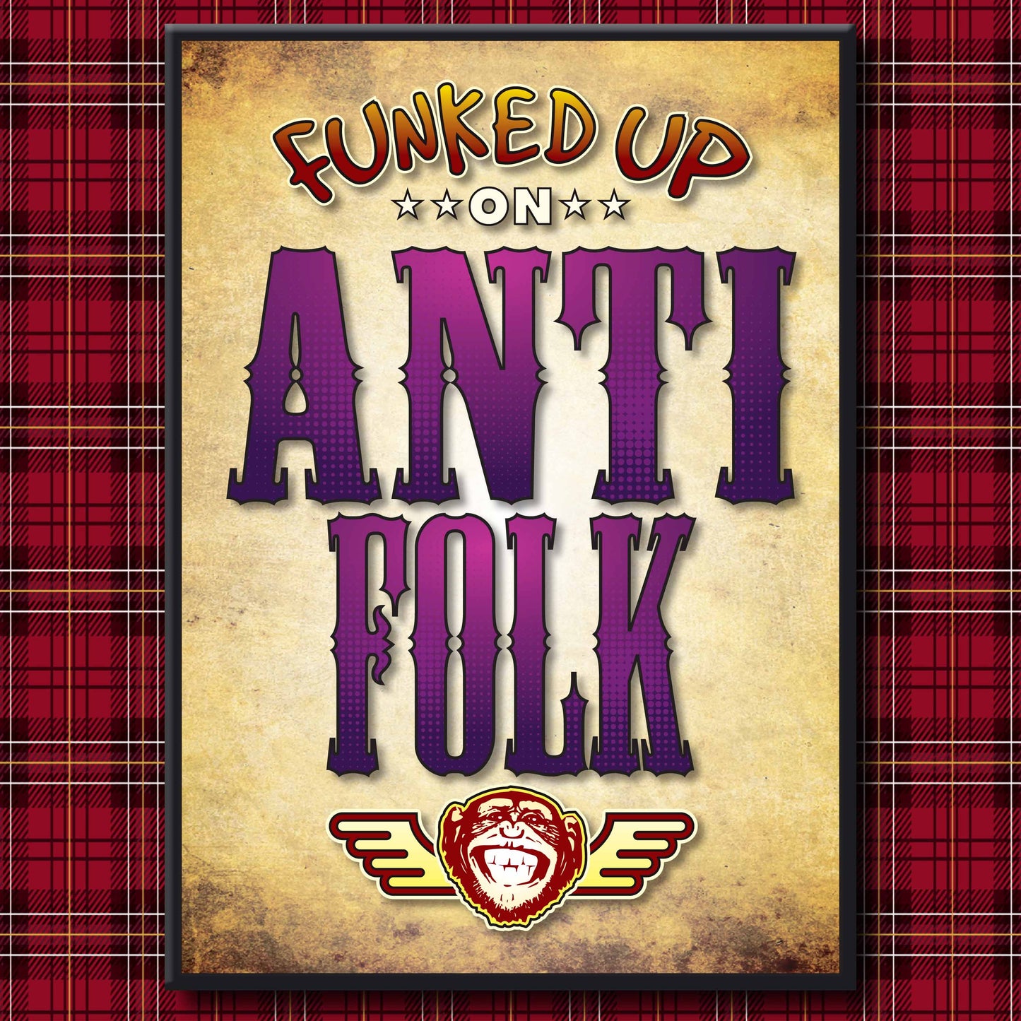 Anti Folk Art Print / Poster / Birthday Card / Greetings Card