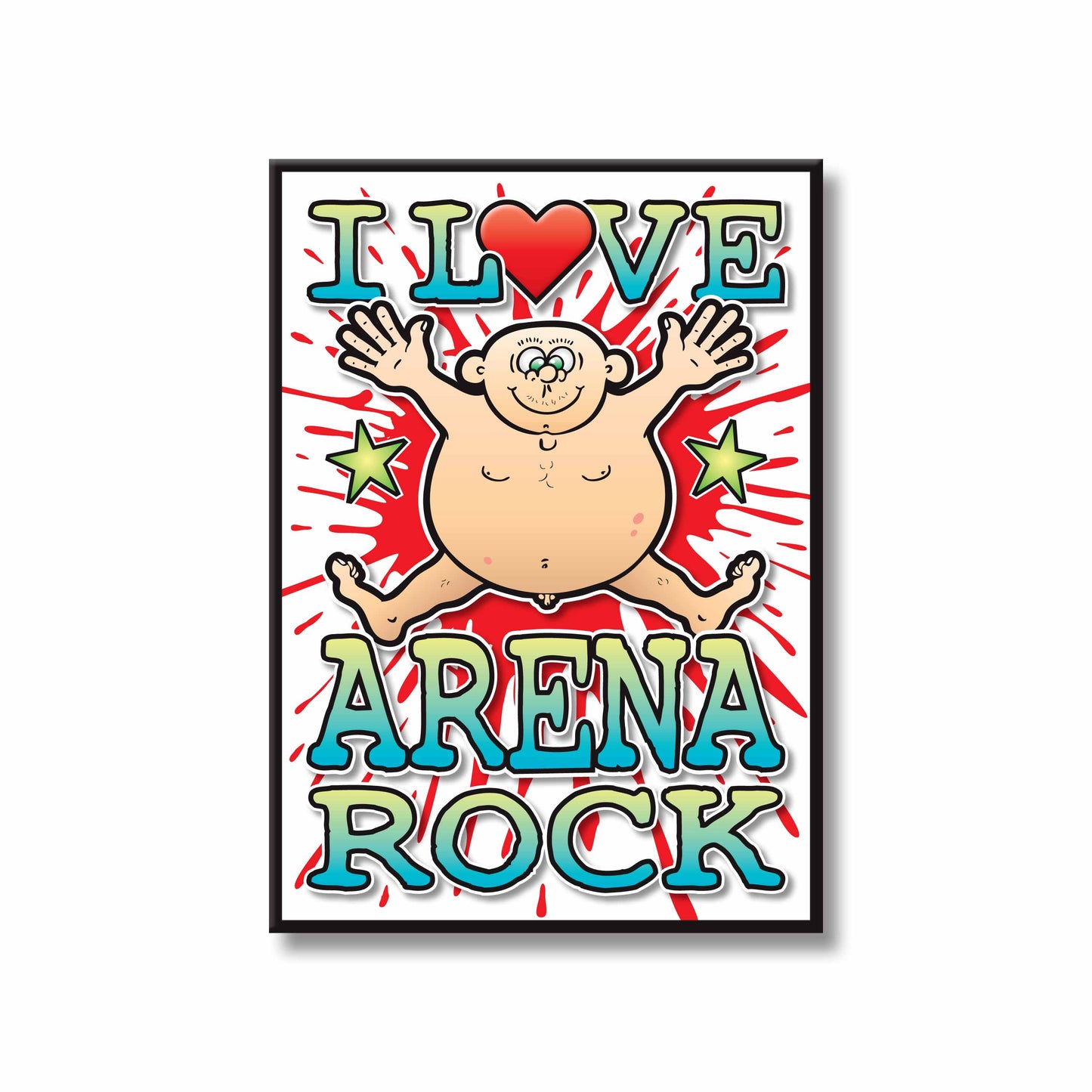 Arena Rock Art Print / Love Music Poster / Wall Décor / Rock Guru