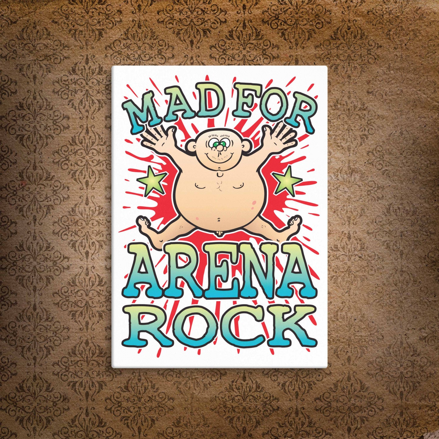 Arena Rock Canvas Print 30x40cm
