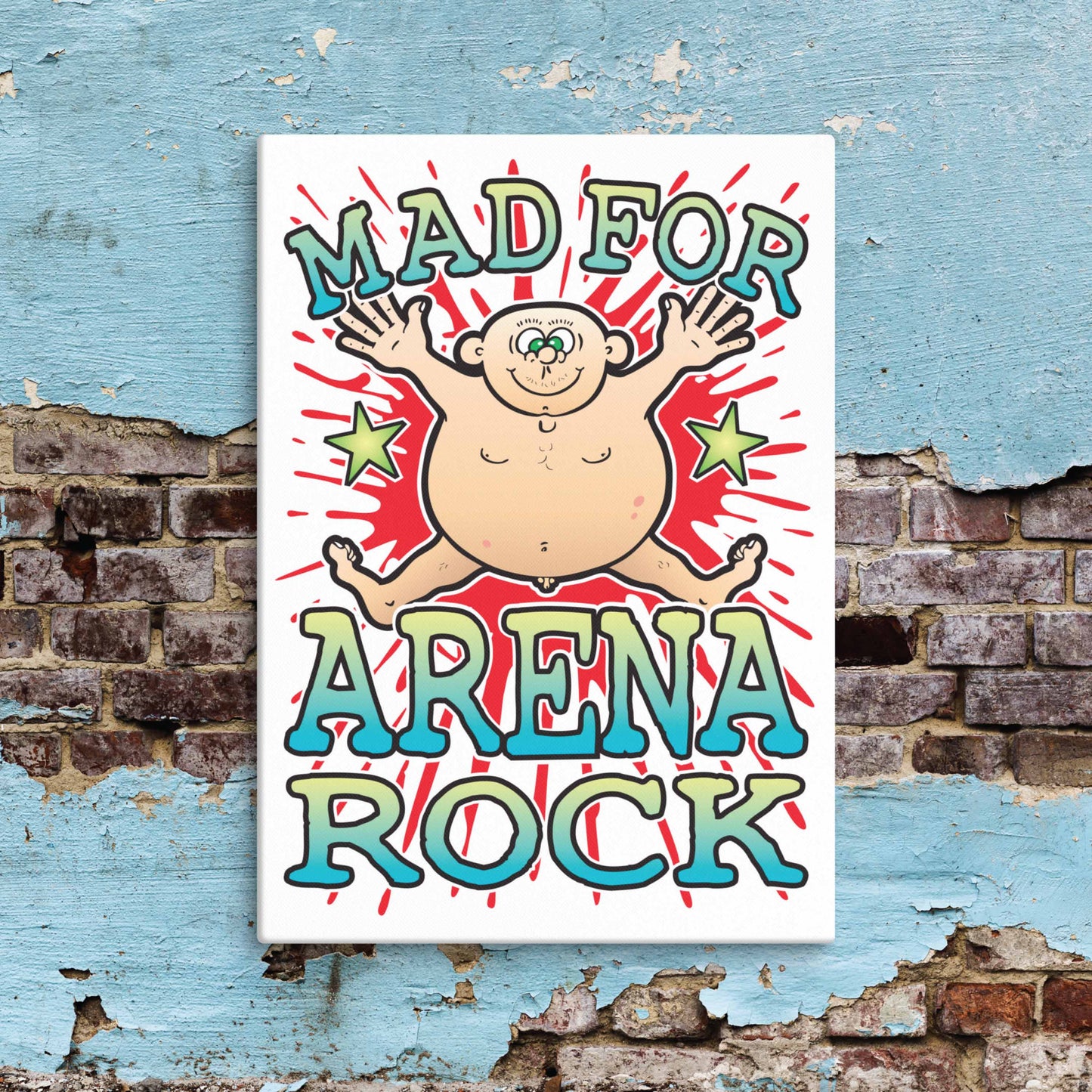 Arena Rock Canvas Print 30x40cm