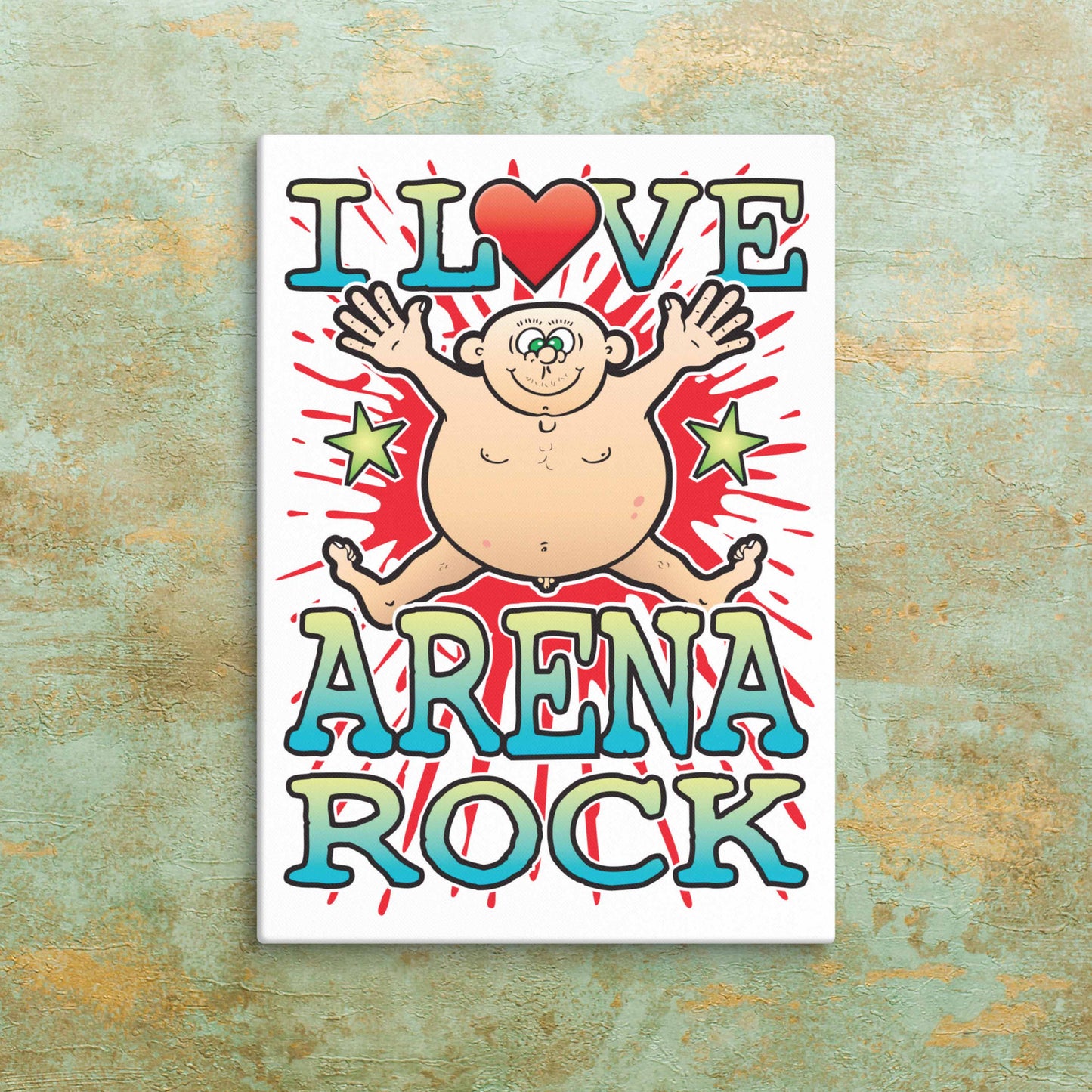 Arena Rock 51x71cm Canvas Print